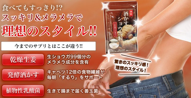 酒かすショウガ粒