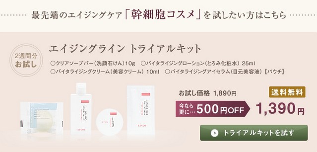 エイジングライン　トライアルキット