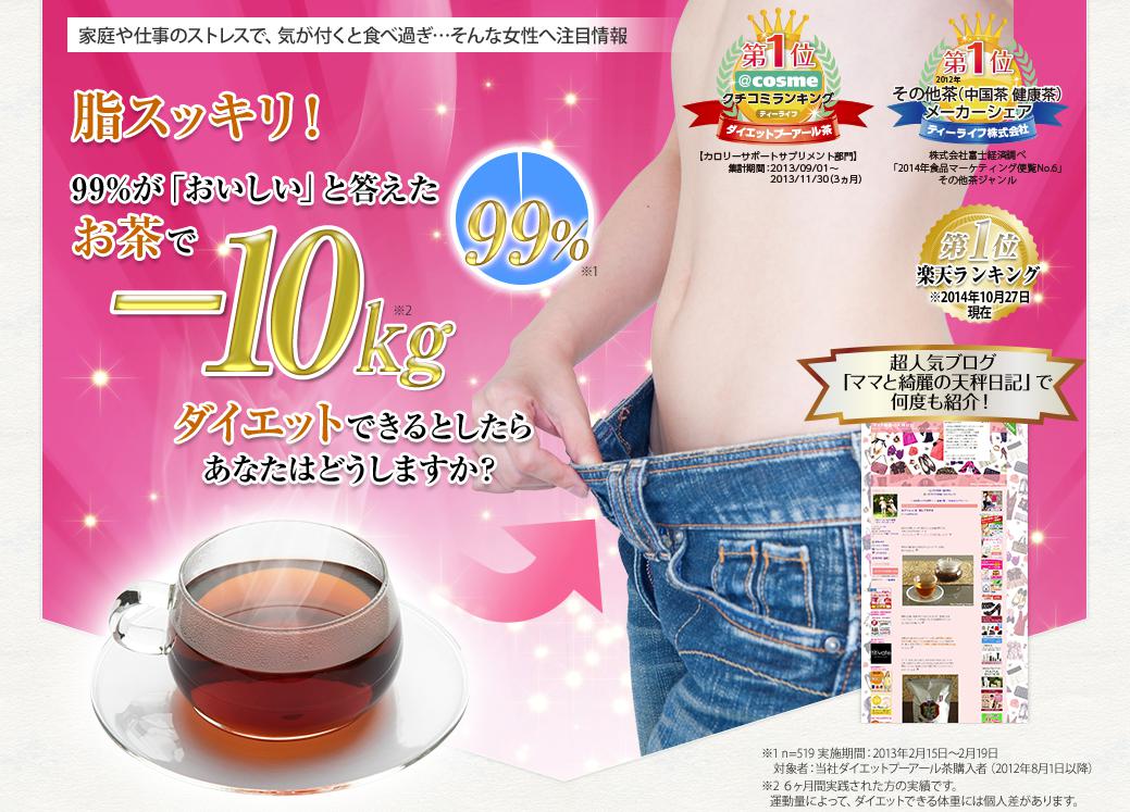 ティーライフ／ダイエットプーアール茶